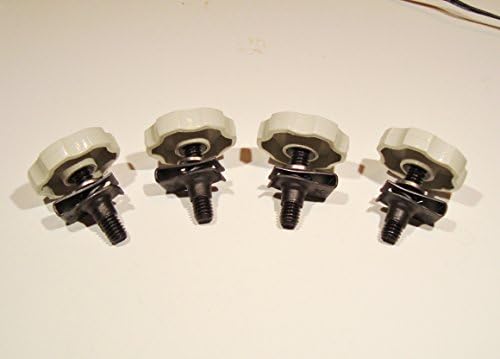 Grey 2014-2015 HDsmallPARTS/LocEzy® Saddlebag Mounting Hardware/Knobs are replacement/compatible for Saddlebag Quick Release Pins on Harley-Davidson Touring Motorcycles