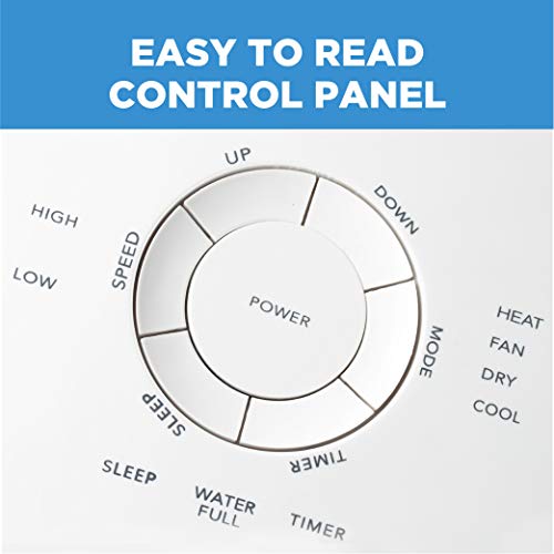 Commercial Cool 14,000 BTU Portable Air Conditioner with Heat- Multifunction 4 in 1 Air Conditioner - 24 Hour Timer Remote Control Air Conditioner - Modern Portable Air Conditioner, CCPACA14HW6C - Thumbnail 4