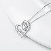 YFN Dog Paw and Bone 925 Sterling Silver Women Fashion Pendant Necklace 18
