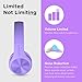 New! LilGadgets Connect+ PRO Kids Premium Volume Limited Wired Headphones with SharePort (Children) – Purplethumb 4
