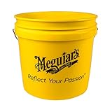 Meguiar's Yellow Bucket - Make Car Washing Easy With Bright Bucket for Water and Suds - 3.5 gal