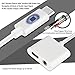 USB C to 3.5mm Audio Adapter, HiMusic 2 in 1 USB Type C Male to 3.5mm Female Earphone Converter Dongle and Charging Adapter Compatible with Google Pixel 3/3 XL, Galaxy Note 10/10 Plus and More (White)