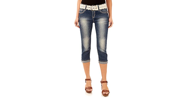no boundaries capri jeans