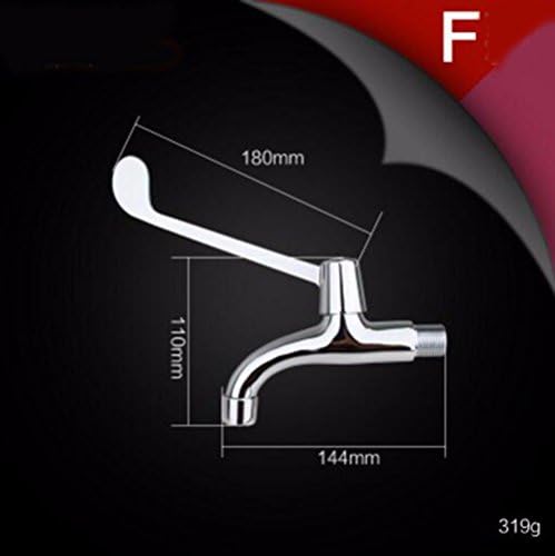 Gyps Faucet Basin Mixer Tap Waterfall Faucet Antique Bathroom Mixer Bar Mixer Shower Set Tap antique bathroom faucet The tap long-Handle faucet hospital into wall faucet elbow touch type water taps F