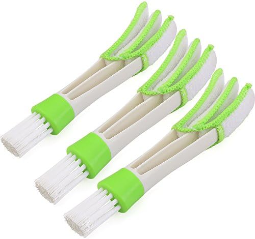 Car Air Conditioning Vent Cleaning Brush,Dust Remover, Car Console Brush, Automotive Keyboard Blinds Cleaning Cloth Tool Pack of 3