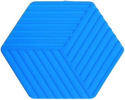 Amazon Com Blue Color 1pcs Silicone Coaster Coffee Table Cup