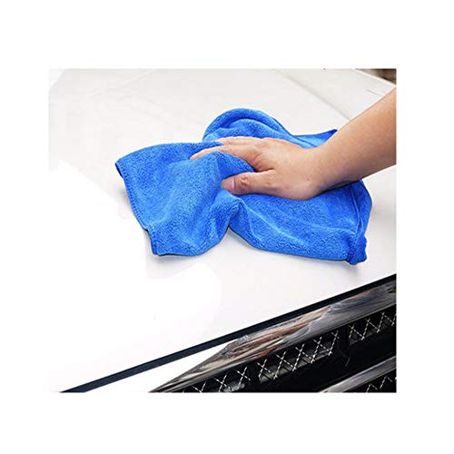 Multi-purpose Vehicle Cleaning Towel Car Dry Washing and Polishing Microfiber Towel Short Velvet Cloth Dust Cleaning Cloth Suitable for Kitchen, Car, Bathroom, Glasses, 11.8in x 27.5in (Pack of 4)