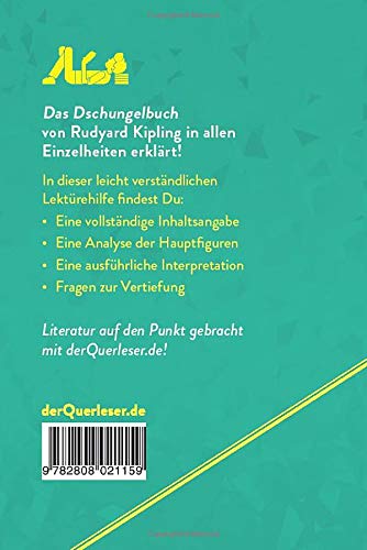 Das Dschungelbuch Von Rudyard Kipling Lekturehilfe Detaillierte Zusammenfassung Personenanalyse Und Interpretation Amazon De Taylor Benjamin Derquerleser Faivre Alexandra Bucher