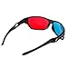 Huilier Universal White Frame Red Blue Anaglyph 3D Glasses for Movie Game DVD Video TVthumb 4