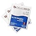 Dealmed Sterile Bordered Gauze Island Dressings – 25 Count, 4