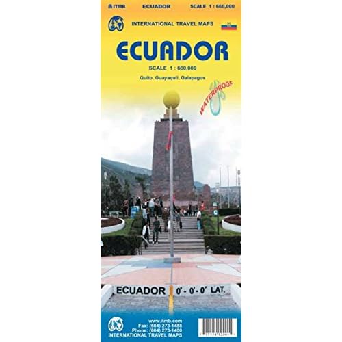Ecuador 1 660 000 Travel Reference Map Tiendamia Com