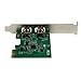 StarTech.com Dual Port 1394a PCI Express FireWire Card Adapter PEX1394A2V