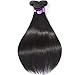 AUTTO Hair Brazilian Virgin Hair Straight Hair One Bundle 28inch 100% Unprocessed Virgin Human Hair Extension Weave Weft Natural Color (100+/-5g)/bundle Can be Dyed and Bleached