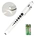 Opoway Nurse Penlight Medical White Led Pen Light with Pupil Gauge Measurements for Doctor Stethoscope Healthcare Nursing School Students Reusable Batteries Free
