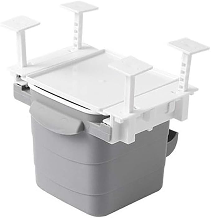 GAKIN 1Pc Mini Trash Can Waste Basket Household Retractable