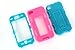 iPhone 4s case, iPhone 4 case, MagicSky Robot Series Hybrid Armored Case with Kickstand for Apple iPhone 4/4S - 1 Pack - Retail Packaging - Blue/Hot Pink