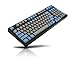 Leopold FC980M Mechanical Keyboard 98 Keys Cherry MX PBT (Grey/Blue(Black Switch))