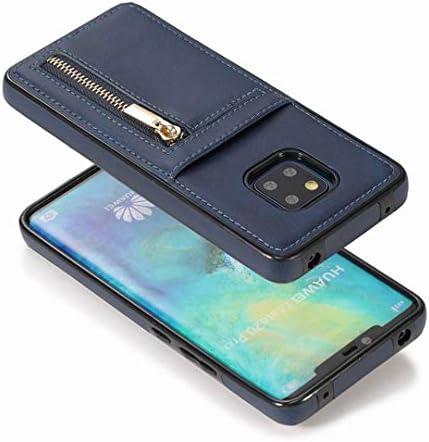 YUELIJIN Huawei Mate 20 Pro Case Wallet with Credit Card Holder Premium Leather Heavy Duty Protective Cover for Huawei Mate 20 Pro Blue
