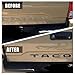 Seven Sparta 3D Raised Tailgate Letters for Toyota Tacoma 2016 2017 2018 Zinc Alloy Emblem Inserts (Matte Black)
