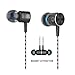 Earphones,Magnet Attraction in-Ear Headphones Sport Earbuds Earphones Stereo Bass 3.5mm Jack Headset with Mic and Volume Control (Black)
