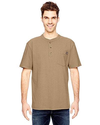 Dickies Men's Heavyweight Henley 