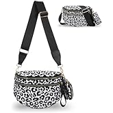 Checkered Crossbody Bum Bag for Women, Spacious Nylon Checkerboard Purse with Removable Wallet, Adjustable Strap, Large Capacity Fanny Waist Packs