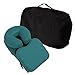 EARTHLITE Massage Kit Travelmate - Ultra-Portable Face Down Tabletop Massage System perfect for Vitrectomy Recovery & On-The-Go Massage, Teal