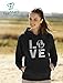 TeeStars - I Love Soccer - Perfect Gift for Soccer Players / Fans Women Hoodie