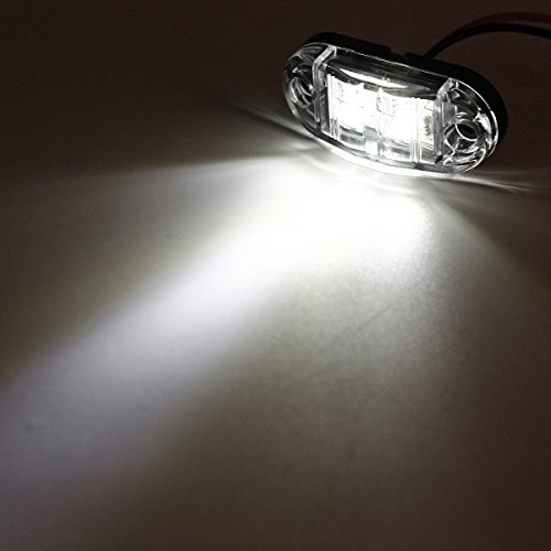 image for Partsam 2X Trailer Truck Surface Mount LED Oval 2.5