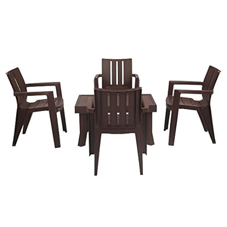 Supreme Table Chairs Set 4 Kent 1 Vegas Brown By 4 U