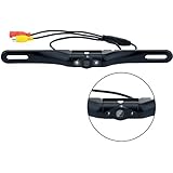 Dragon-Hub Vehicle Car Rear View Backup Camera and Mirror Monitor Kit,Dragon-Hub 4.3" licence Plate Backup Parking 180° Viewing Angle 100% Waterproof High-Definition CCD with 2 LED Night Vision (3)