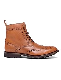Anthony Veer Grant - Botas de piel para hombre, con cordones Oxford, 6.0 in, diseño de año de la guerra
