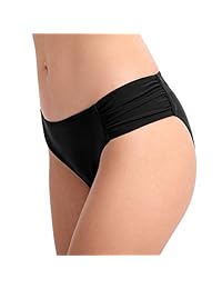 Braguitas de bikini de cintura alta para dama Cherrydew Tankinis fruncido con control de abdomen