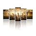 Cenblue Art-Modern Oil Paintings on Premium Canvas Horses Pattern Wall Art Prints for Home Decoration (8x16inchx2pcs, 8x20inchx2pcs, 8x24inchx1pc)
