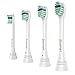 Sonimart Compact Replacement Toothbrush Heads for Philips Sonicare Proresults Hx6023, 4 Pack, Fits Essence+, Plaque Control, Gum Health, Diamondclean, Flexcare, Healthywhite and Easyclean