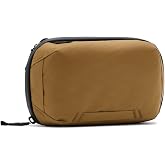 Peak Design Tech Pouch, Coyote, Electronics Organizer for Travel or Everyday Carry, Origami-Style Storage, Cable Pass-Through, Weatherproof, Gear Carry Bag for Men and Women