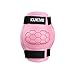 KUKOME Child Sports Protective Gear Safety Pad Safeguard Knee Elbow Wrist Support Pad Set Equipment for Children Roller Bicycle BMX Bike Skateboard Extreme Sports Bogu Protector Guard Pads (Pink)