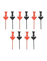 Akozon P5003 10 piezas SMD IC Mini Grabber Prueba de Prueba Gancho de Prueba Clips Jumper Logic Analyze Accesorios Prueba gancho Logic Analysis Accesorios