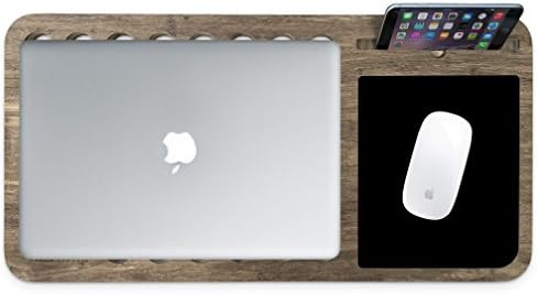 Slate 2.0 for MacBook and Magic Mouse - Essential Mobile LapDesk - iSkelter Apple Solutions - For MacBook, Pro, and Air - For Professionals, Designers, and Students (in Limited Walnut Bamboo)