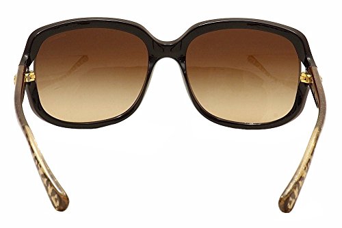 Coach Womens L149 Sunglasses (HC8169) Black/Brown Plastic - Non-Polarized - 57mm