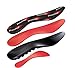 Powerstep Unisex Adult Comfortlast Insole, Black/Red, Men S 9-10.5 / Women S 11-12 US