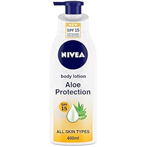 Nivea Aloe Protection Spf 15, Summer Body Lotions For Men And Women For All Skin Type 400ml