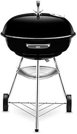 Weber Compact Kettle Charcoal Barbecue 57 cm with Wheels Black/Silver view 2