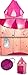 Princess Castle Fairy House Girls Pink Play Tent by POCO DIVO