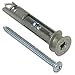 Heavy Duty Drywall Anchors and Screws Kit Including Self-DrillingToggle Anchors & Screws - Durable Zinc Self Drilling Drywall Anchors for Hanging Pictures & More