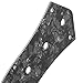 Kmise MI0216 Black Pearl 4-Hole Control Plate for Jazz Bass Guitar 3-Ply