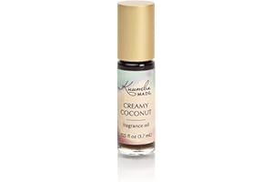 Kuumba Made Creamy Coconut Fragrance Oil Roll-On 0.13 fl oz (3.7ml) | Rollerball Perfume | Alcohol Free