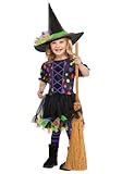 Little Girls' Polka Dot Witch Costume X-Large (4 - 6)