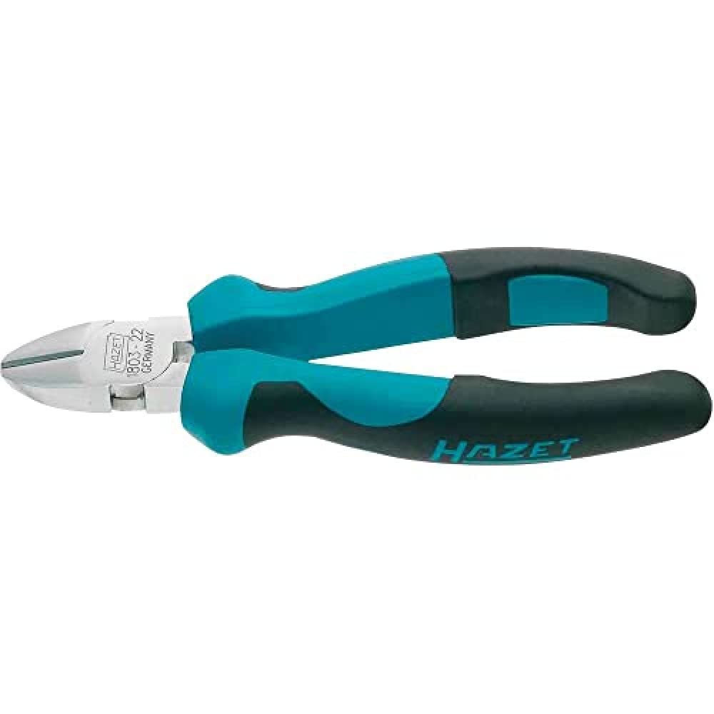 HAZET 1803-22 165 mm Diagonal Cutter - Bright Chrome-Plated