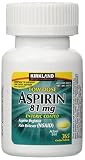 Kirkland Signature Low Dose Aspirin, 1 Bottle - 365Count Enteric Coated Tablets 81 Mg Each